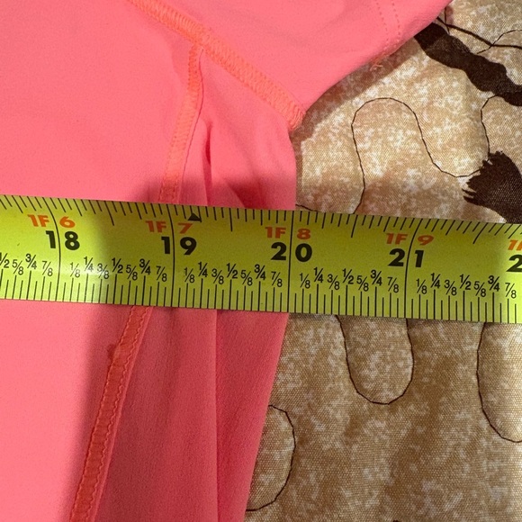 Athleta Short Sleeve Athletic Top vibrant peach size M women’s - Picture 6 of 8